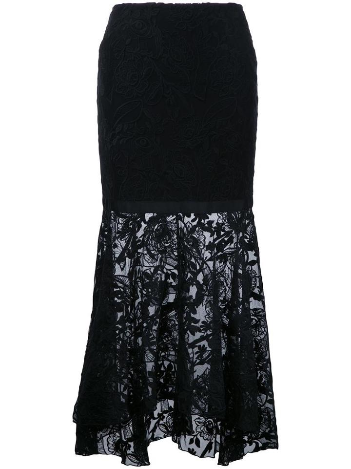 'philharmonic' Lace Skirt, Women's, Size: 8, Black, Polyester, Romance Was Born