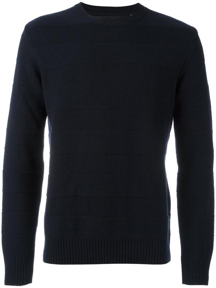 Edwin 'standard Stripes' Jumper, Men's, Size: Xl, Blue, Polyamide/lambs Wool