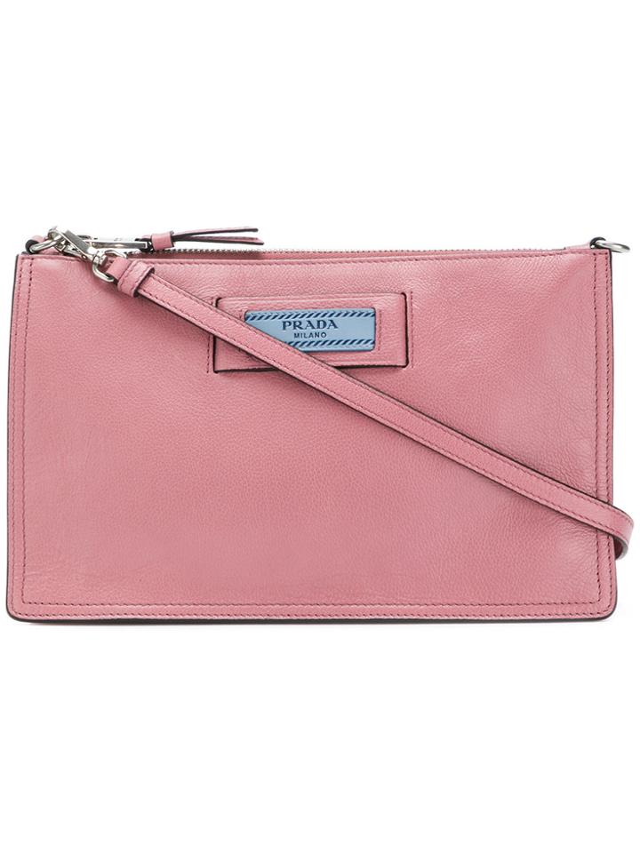 Prada Small Etiquette Bag - Pink & Purple