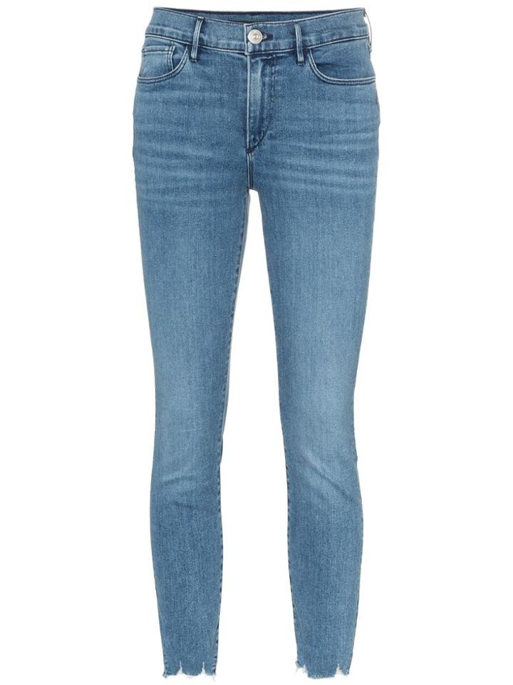 3x1 Mid-rise Cropped Skinny Jeans - Blue