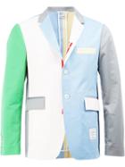 Thom Browne Colour Block Blazer, Men's, Size: 1, Cotton