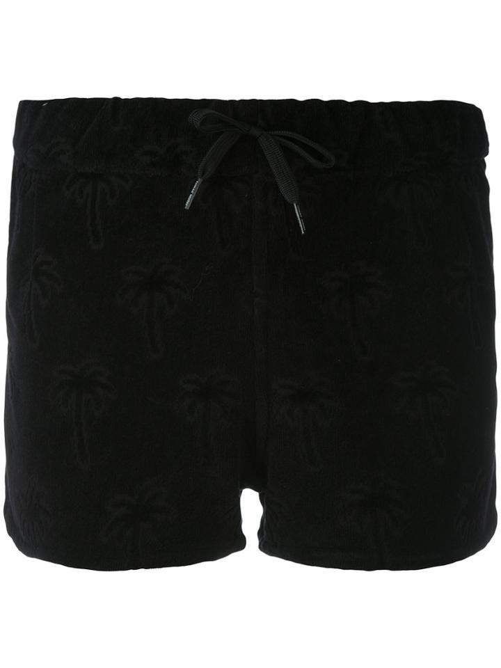 Tomas Maier Palm Tree Shorts - Black