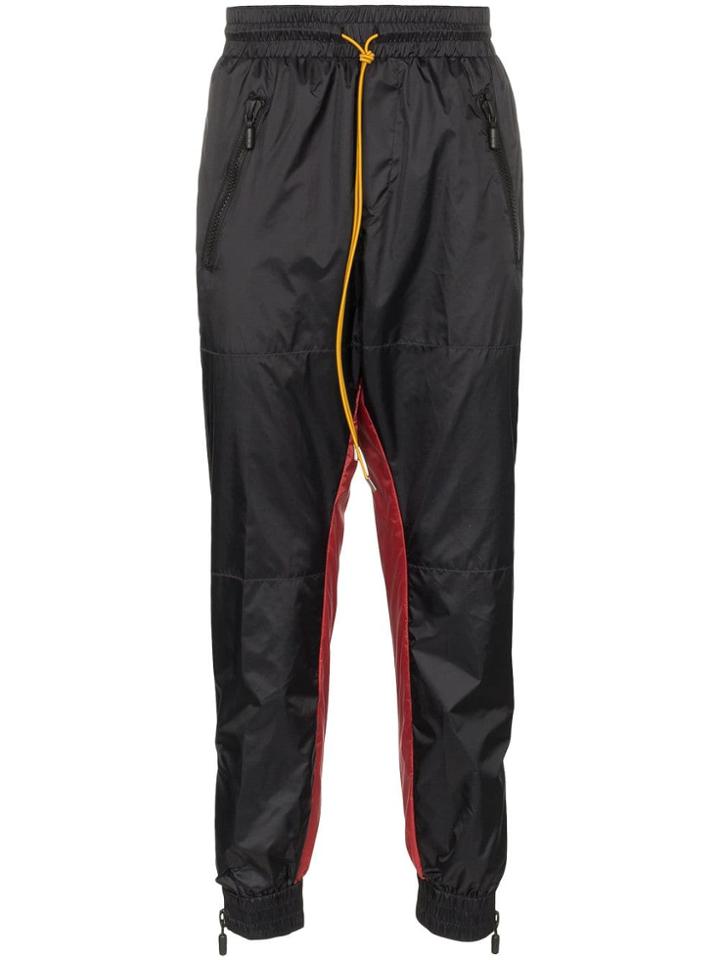 Rhude Inner Stripe Track Pants - Black