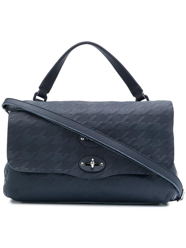 Zanellato Flip Lock Tote - Blue