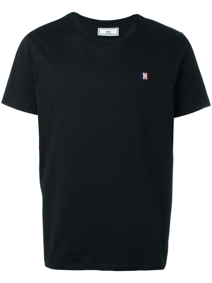 Ami Alexandre Mattiussi Ami Embroidered T-shirt - Black