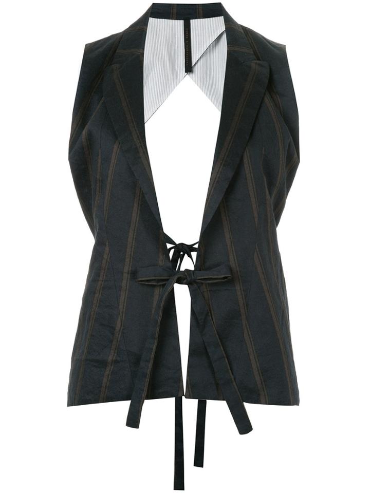 Forme D'expression Stratum Vest Jacket - Black