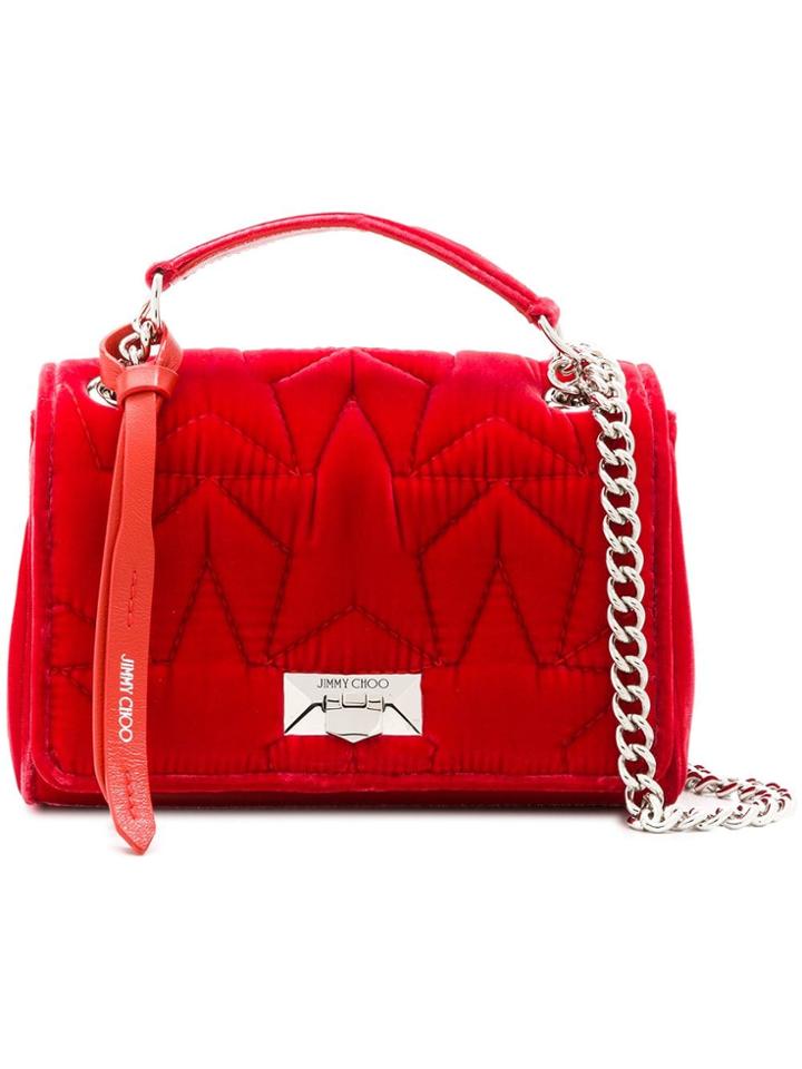 Jimmy Choo Helia Shoulder Bag - Red
