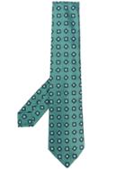 Kiton All Over Print Tie - Green
