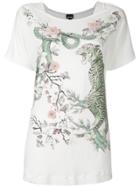 Just Cavalli New World Print T-shirt - White