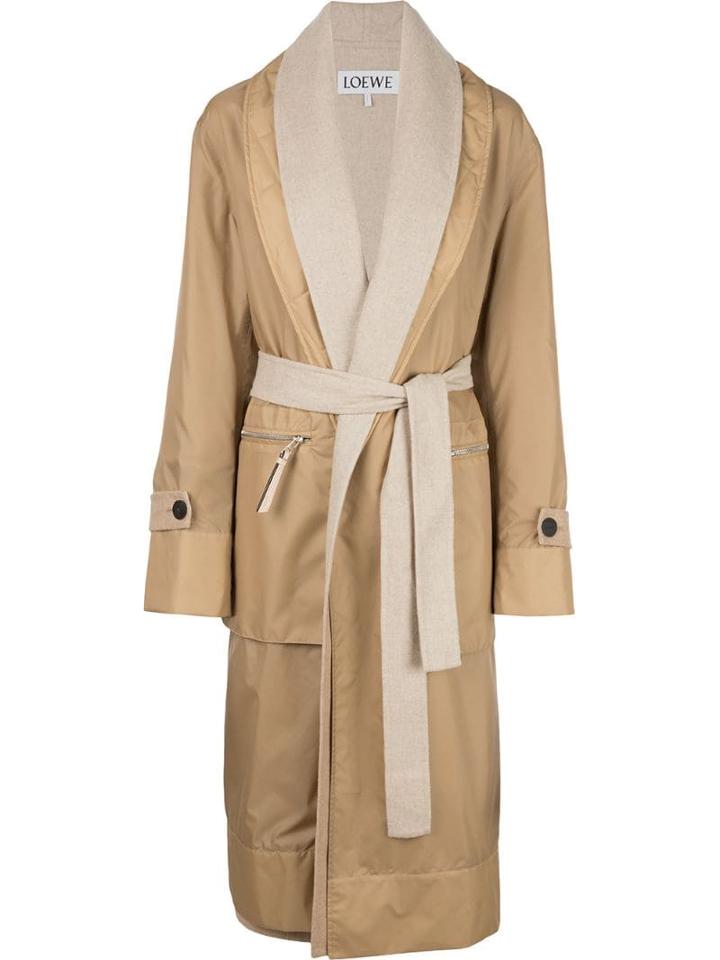 Loewe Double-layer Coat - Brown