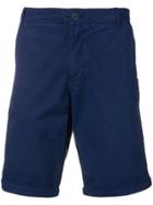 Woolrich Plain Chino Shorts - Blue