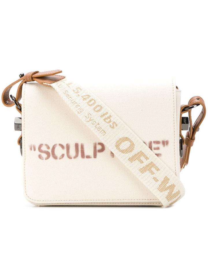 Off-white Sculpture Shoulder Bag - Nude & Neutrals