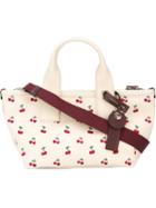 Marc By Marc Jacobs Small Cherry Print Canvas Tote, Women's, Nude/neutrals, Cotton/leather