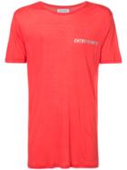 Chin Mens Entrepreneur Print T-shirt - Red