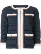 Herno Cropped Quilted Jacket - Blue