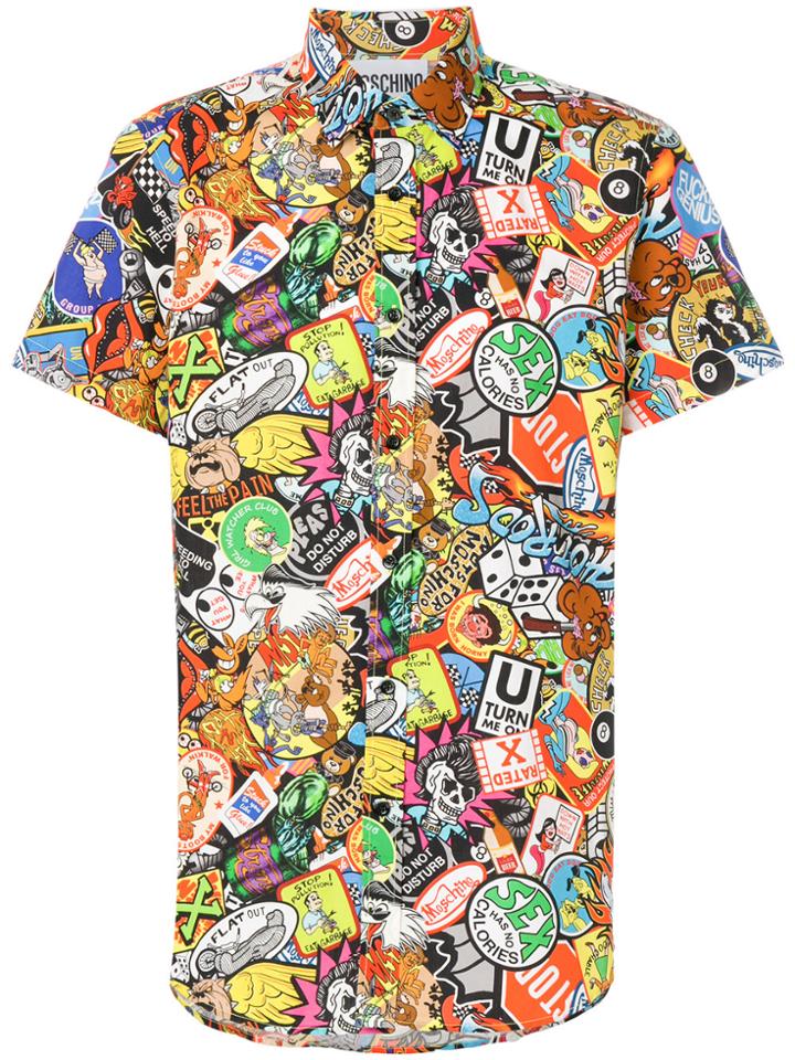 Moschino Hyper-print Shirt - Multicolour