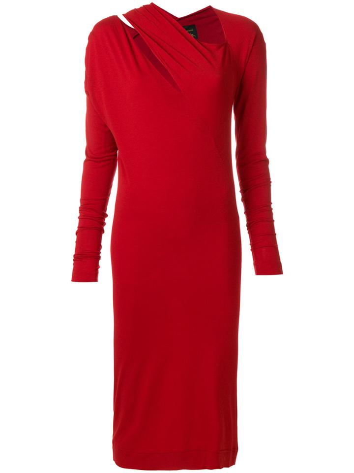 Vivienne Westwood Anglomania Timans Midi Dress - Red