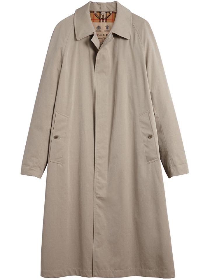 Burberry Brighton Extra-long Car Coat - Nude & Neutrals