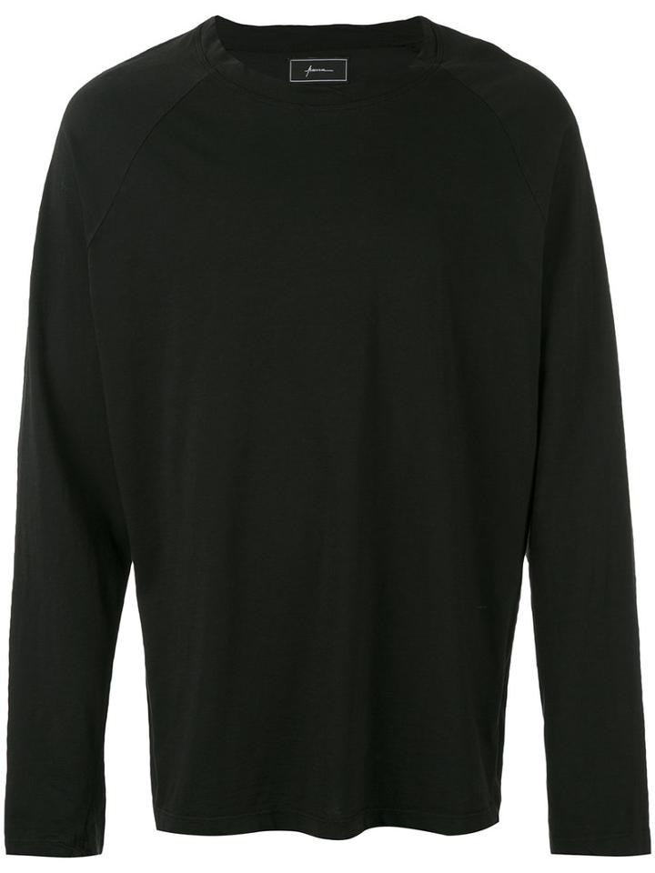 Paura - Longsleeved T-shirt - Men - Cotton - Xl, Black, Cotton