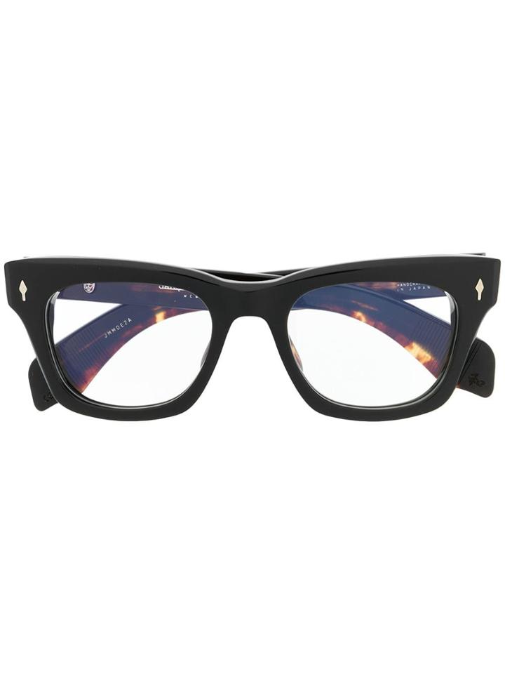 Jacques Marie Mage Square Frame Glasses - Noir 3