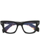 Jacques Marie Mage Square Frame Glasses - Noir 3