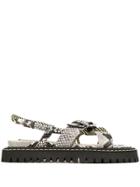 No21 Snakeskin-effect Sandals - Multicolour