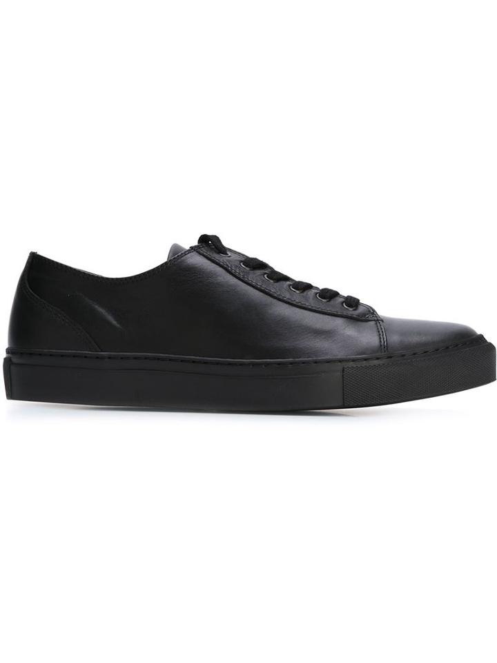 Soulland Jose Sneakers, Men's, Size: 8.5, Black, Leather/rubber