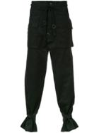 Takahiromiyashita The Soloist Slouched Ankle-tapered Trousers - Black