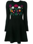 Blugirl Floral Embroidery Dress - Black