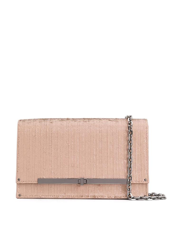 Casadei Scale-effect Shoulder Bag - Pink