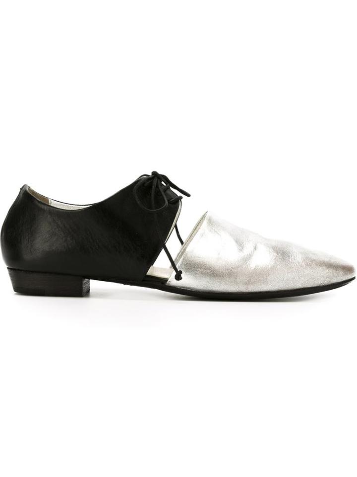 Marsèll Colour Block Cut Lace-up Shoes