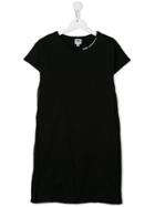 Karl Lagerfeld Kids Teen Pleated Back Dress - Black