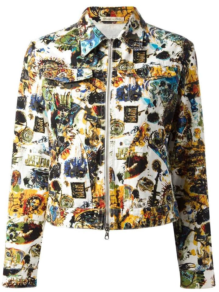 Jean Paul Gaultier Vintage Print Denim Jacket
