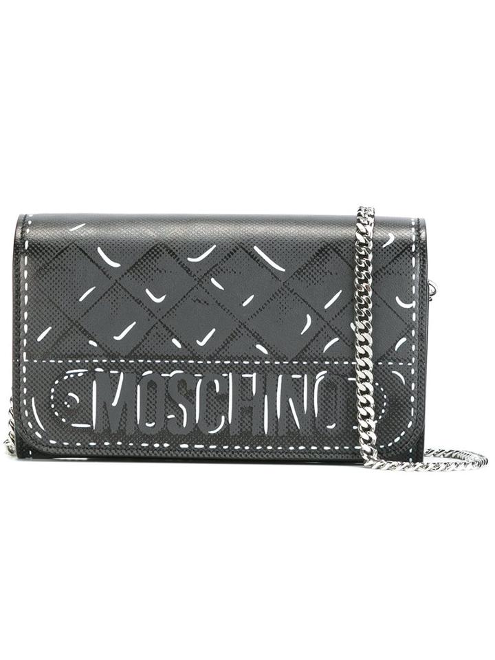 Moschino Trompe-l'oeil Chain Wallet