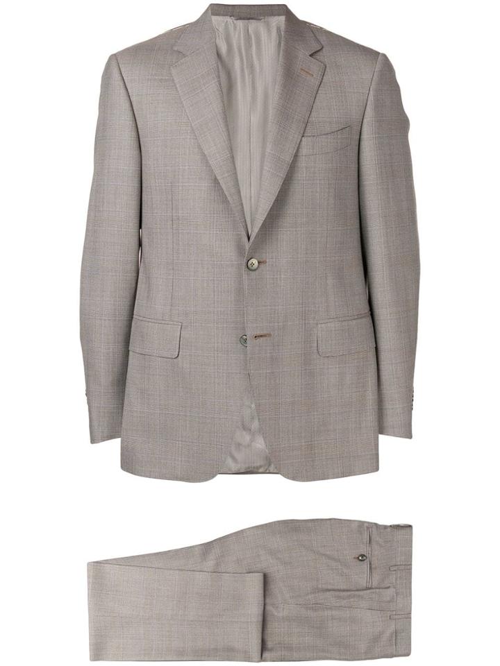 Canali Glen Check Two-piece Formal Suit - Neutrals