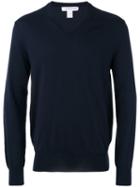 Comme Des Garçons Shirt - V-neck Jumper - Men - Cotton - S, Blue, Cotton