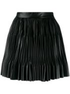 Marco De Vincenzo Pleated Mini Skirt - Black