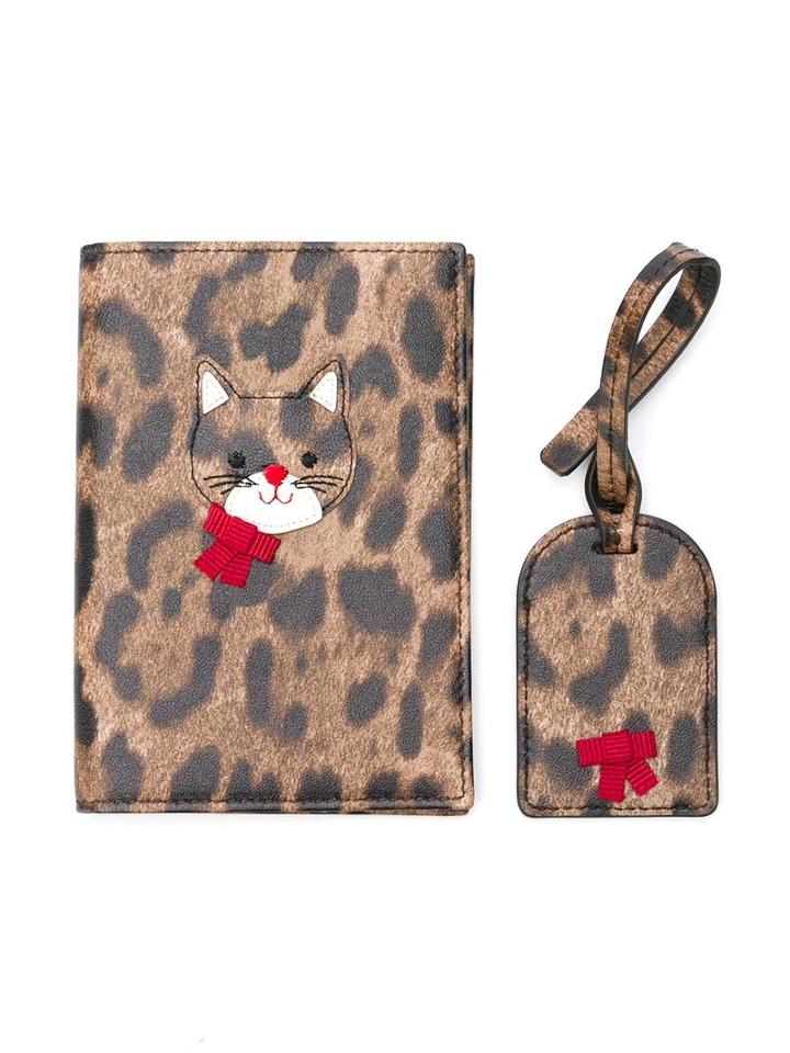 Dolce & Gabbana Kids Passport Case And Luggage Tag, Girl's, Nude/neutrals