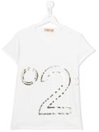 No21 Kids - Logo Print T-shirt - Kids - Cotton/spandex/elastane - 13 Yrs, White
