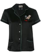 Hache - Short-sleeved Shirt - Women - Acetate/cupro/viscose - 42, Black, Acetate/cupro/viscose
