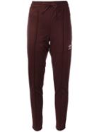 Adidas Tapered Track Pants, Women's, Size: Medium, Pink/purple, Cotton/polyester