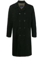 Giorgio Armani Pre-owned 1990s Double-breasted Trench Coat - Black
