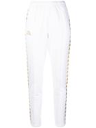 Kappa Astria Snap Track Pants - White