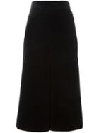 Saint Laurent - Velour Culottes - Women - Silk/cotton - 38, Black, Silk/cotton
