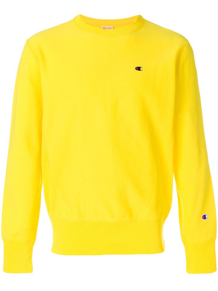 Champion Reverse Weave Sweatshirt - Yellow & Orange