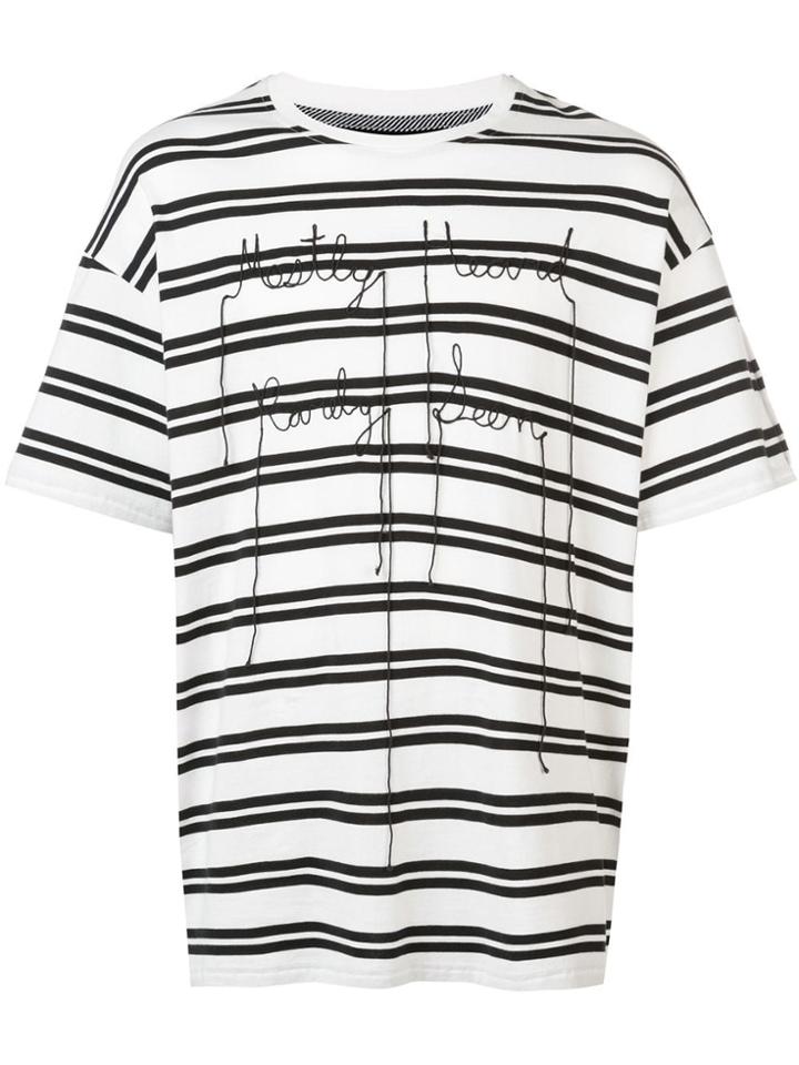 Mostly Heard Rarely Seen Hypeman Contrast T-shirt - White