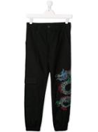 Kenzo Kids Dragon Cargo Pants - Black