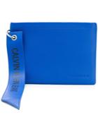 Calvin Klein Jeans Logo Embossed Clutch - Blue