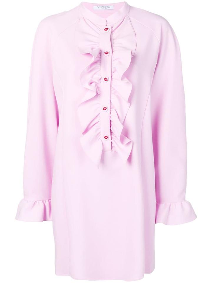 Vivetta Mini Ruffle Dress - Pink