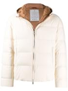 Brunello Cucinelli Shell Puffer Jacket - Neutrals